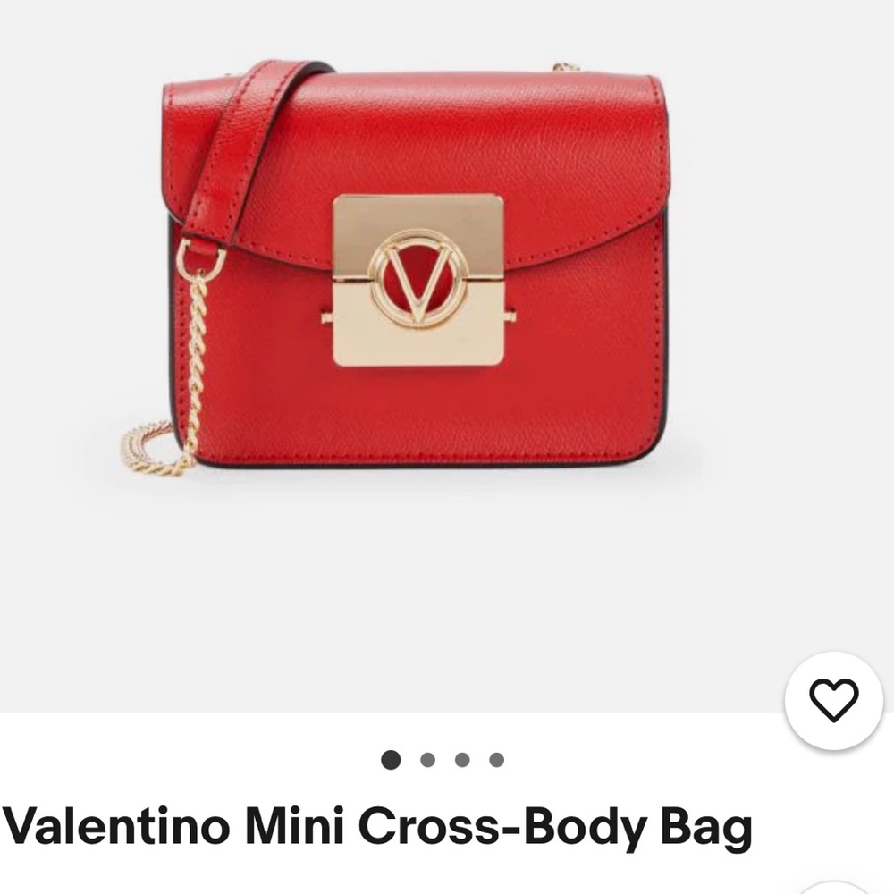 Valentino Red and Gold Mini Bag